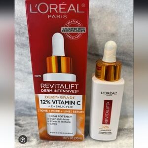 L'Oreal Revitalift Derm Intensives 12% Vitamin C Serum + E + Salicylic Acid NIB